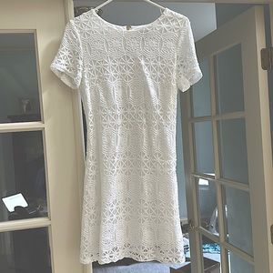 Off-white lace dress